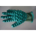 Anti-Vibration Cotton Shell with Latex Coated Safety Work Glove (L8000)